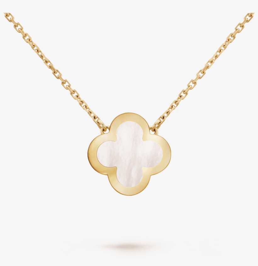 Pure Alhambra Pendant, - Van Cleef Necklace Green, transparent png #10078124