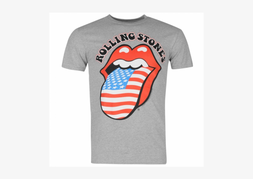Rolling Stones ローリング・ストーンズ） バンドtシャツ アメリカ国旗 - Ice Cream, transparent png #10078224