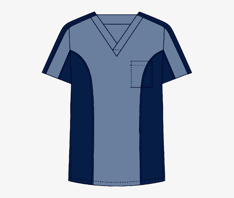 Postman Blue/navy - Scrub Suit Two Tone, transparent png #10078351