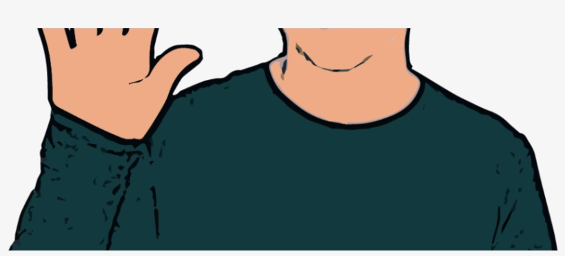 British Sign Language - British Sign Language Stop, transparent png #10078602