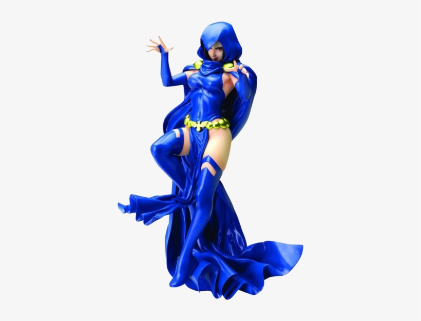 Raven Bishoujo Kotobukiya 1/7 Scale Statue - Teen Titans Action Figures Raven, transparent png #10078945