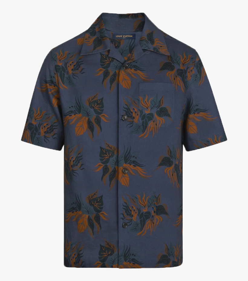 Louis Vuitton Hawaiian Shirt - Polo Shirt, transparent png #10078998