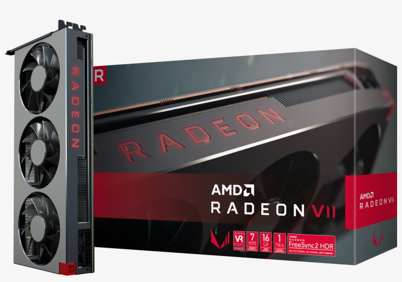 Amd Radeon Vii Full Resolution - Xfx Amd Radeon Vii, transparent png #10079064