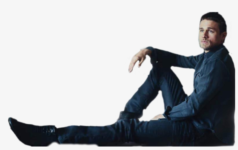 Charliehunnam Sticker - Sitting, transparent png #10079133