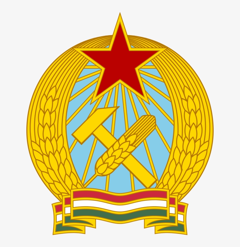 Coats Of Arms Of Communist States - Communist Hungary Coat Of Arms, transparent png #10079289