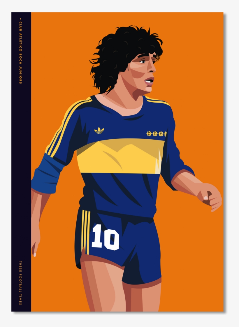 C - Maradona Boca Junior Shirt - Free Transparent PNG Download - PNGkey