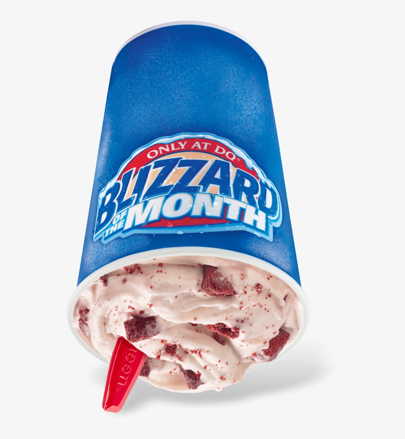 Red Velvet Cake Blizzard® Treat - Dq Blizzard, transparent png #10079667