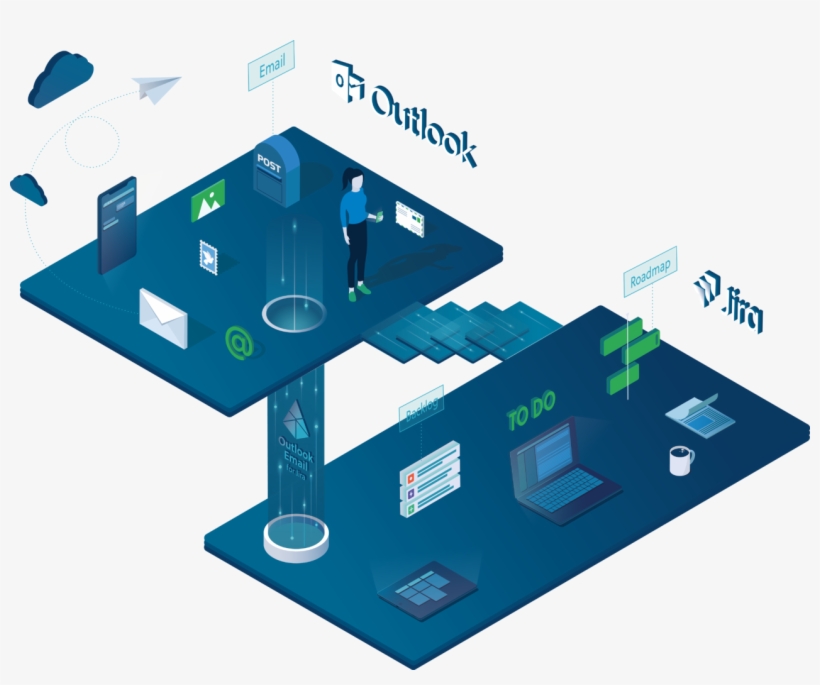 Our Outlook Email For Jira App Is An Extension Of Your - Graphic Design, transparent png #10079879