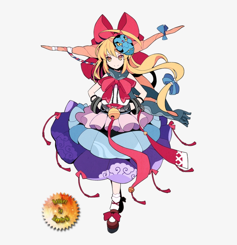 Ibuki Suika [1] - Render Manga, transparent png #10080490