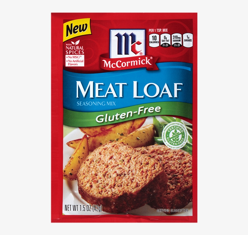 Mccormick® Gluten-free Meat Loaf Seasoning Mix Gluten - Mccormick Meatloaf Seasoning, transparent png #10082175
