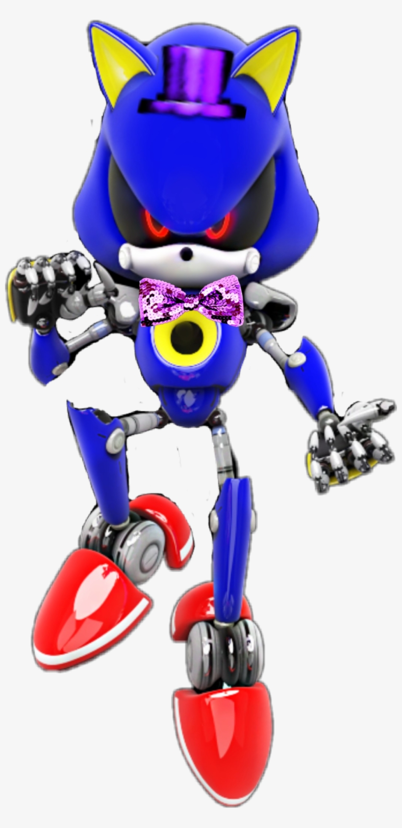 Metal Sonic As Nightmare Fredbear - Cartoon, transparent png #10082534