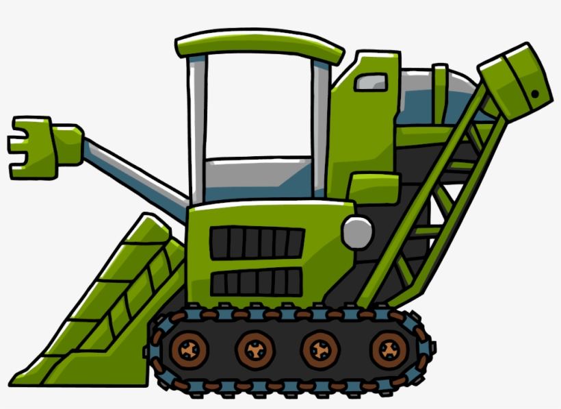 Bulldozer Clipart Green - Vehicle Scribblenauts Remix, transparent png #10083051