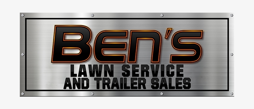 Ben's Lawn Service And Trailer Sales - Metal, transparent png #10083921