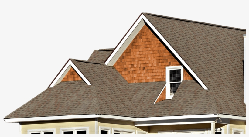 Shingle Roof House - Roof, transparent png #10084083