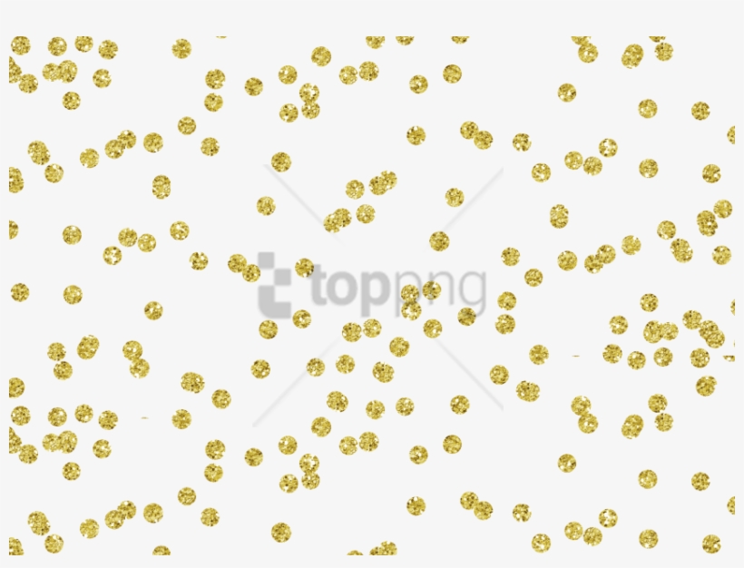 Gold Glitter Confetti Png Transparent Background - Gold Confetti Png Free, transparent png #10084450