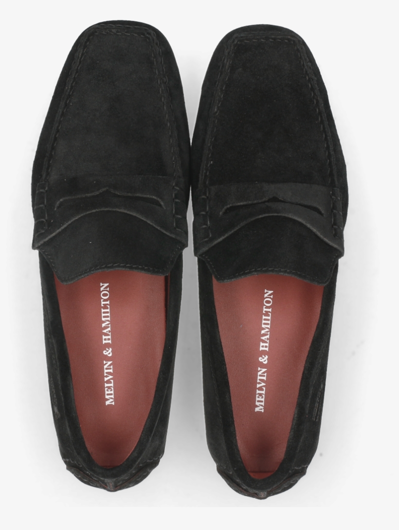 Loafers Driver 4 Suede Black, transparent png #10085443