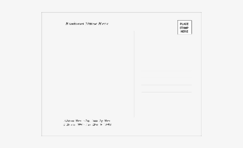 Post Card Post Card - Document, transparent png #10086043