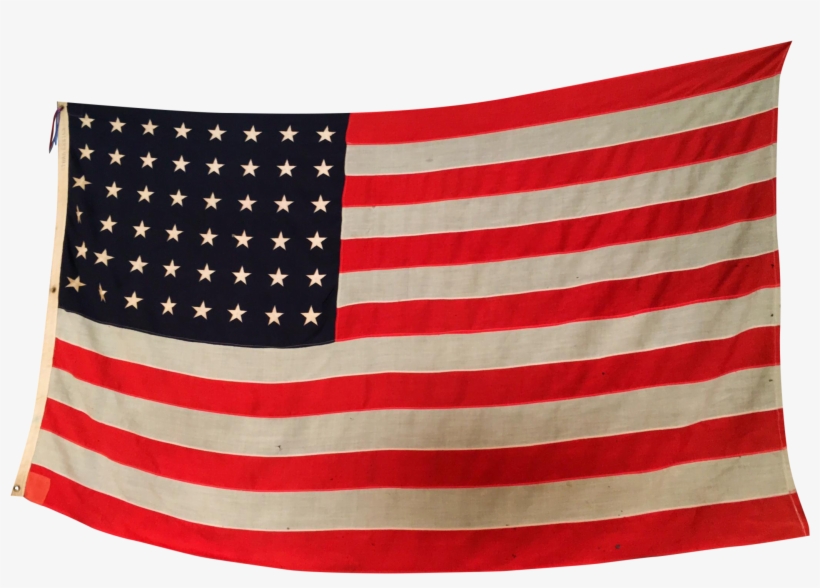 X-tra Large 48 Stars Vintage American Flag C - American Flag 1950, transparent png #10086202