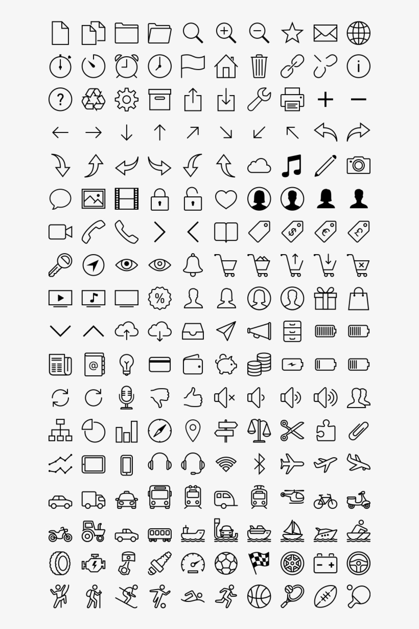 Ios7 Icon Set - Ios Icons Vector, transparent png #10086646