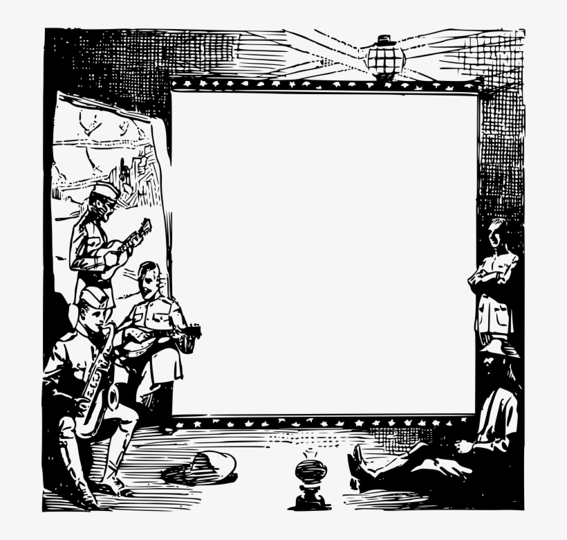 Frame Vector Clipart Psd - Music Photo Frames Png, transparent png #10088304