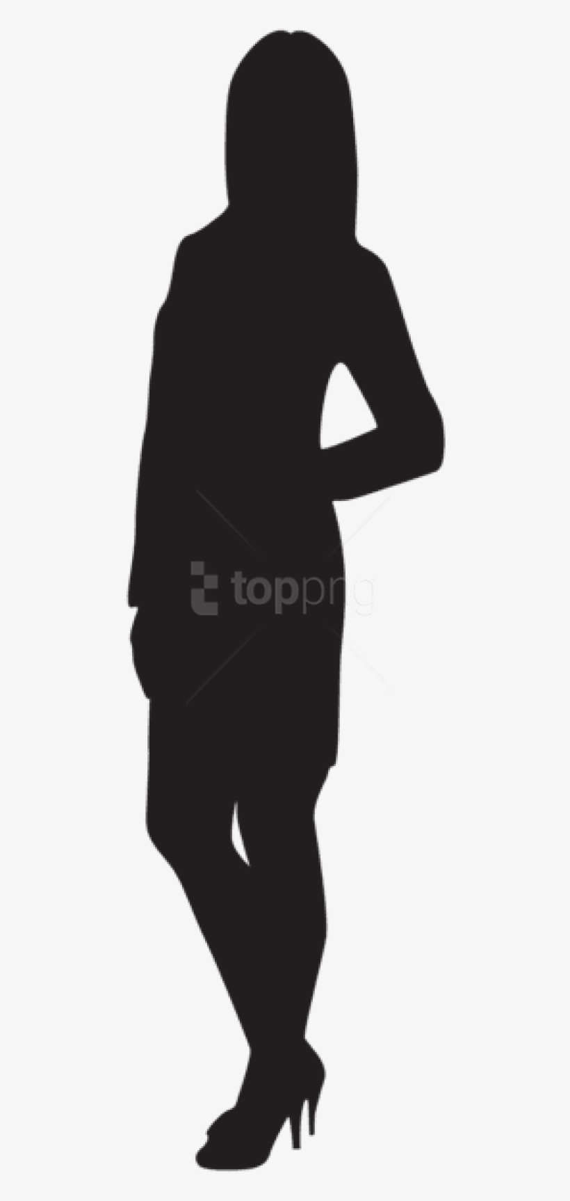 Free Png Female Silhouette Png - Desenho De Silhueta Feminina, transparent png #10088359