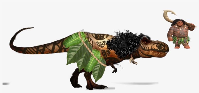 Maui As A Dinosaur - Cryptid, transparent png #10088880