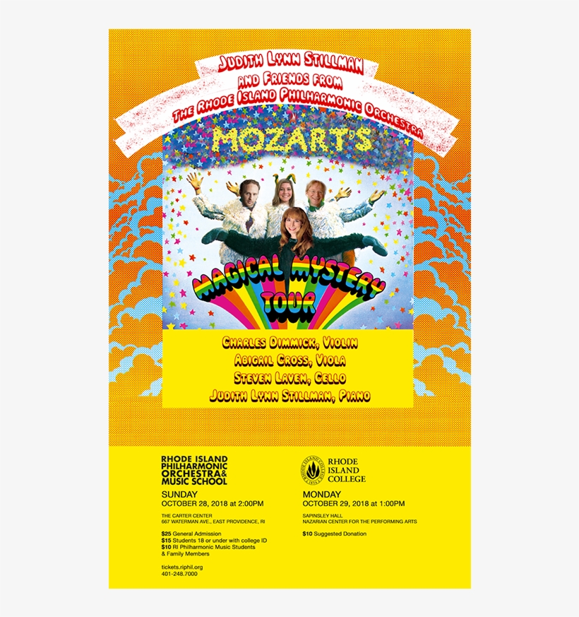 Mozart's Magical Mystery Tour - Magical Mystery Tour Album Cover, transparent png #10089823