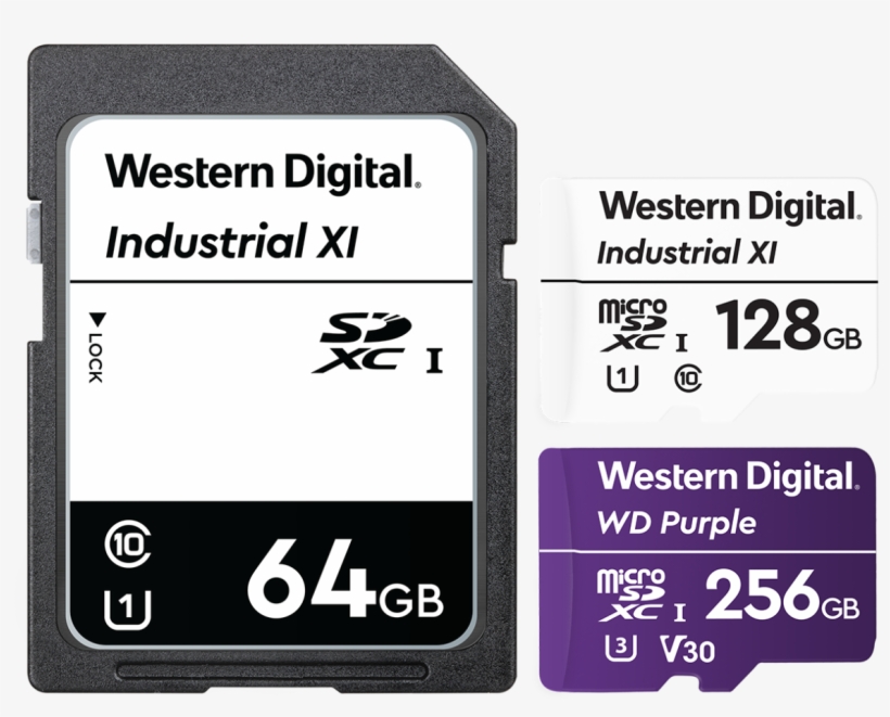 Surveillance Sd & Microsd Cards - Memory Card, transparent png #10089868