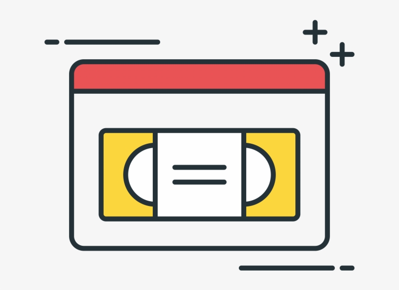 Vhs Tape Icon - Kick American Football, transparent png #10090445