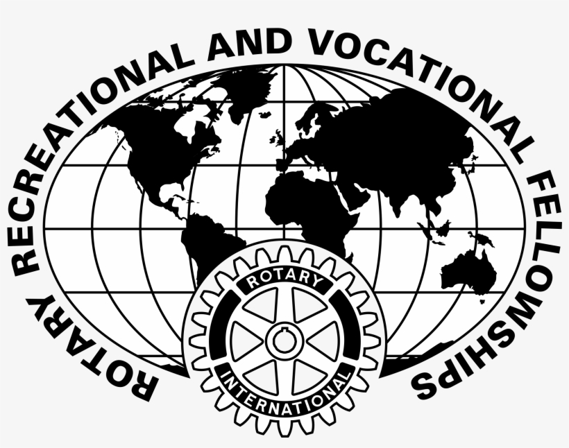 Rotary Recreational Vocational Fellowships Logo Png - World Map Of Where Snakes Live, transparent png #10090449