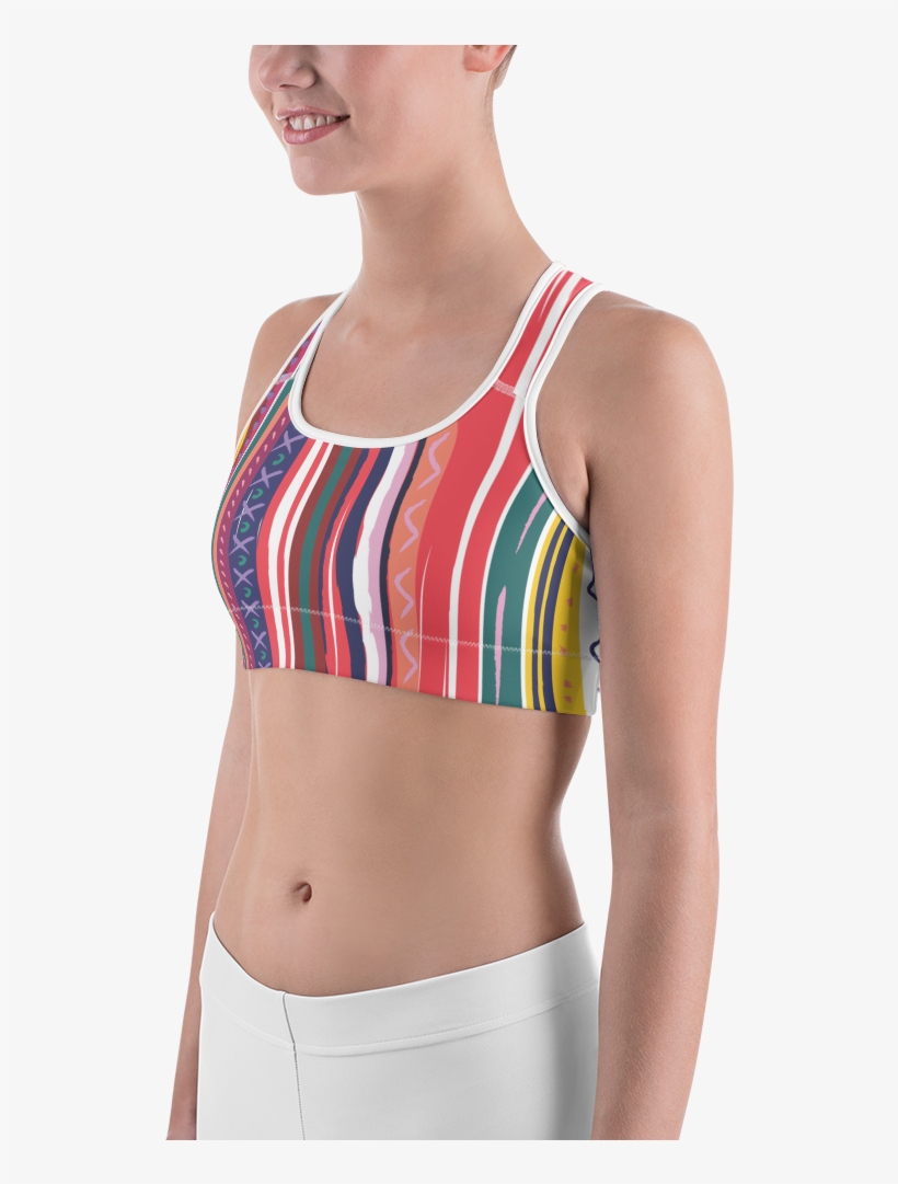 Rayas Sports Bra - Bra, transparent png #10090692