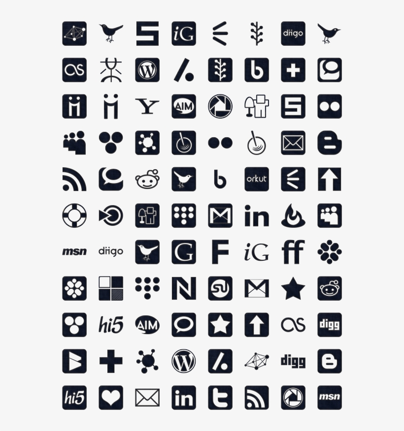 Blue Jeans Social Media Icon Pack By Webtreatsetc - Social Media Icons, transparent png #10090770