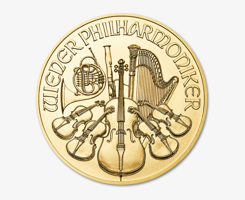 Philharmonic Gold Coin, transparent png #10091442