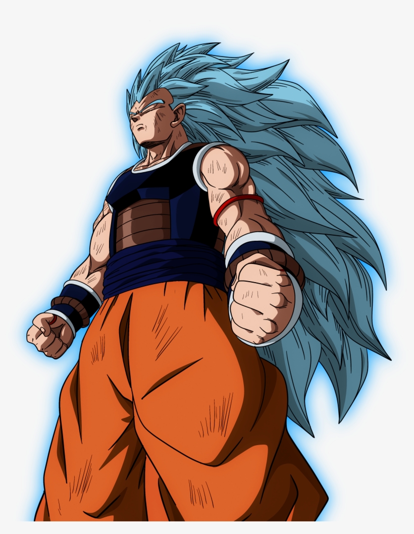 Raditz Attaining Mastered Super Saiyan Blue Via Ajna - Cartoon, transparent png #10093207