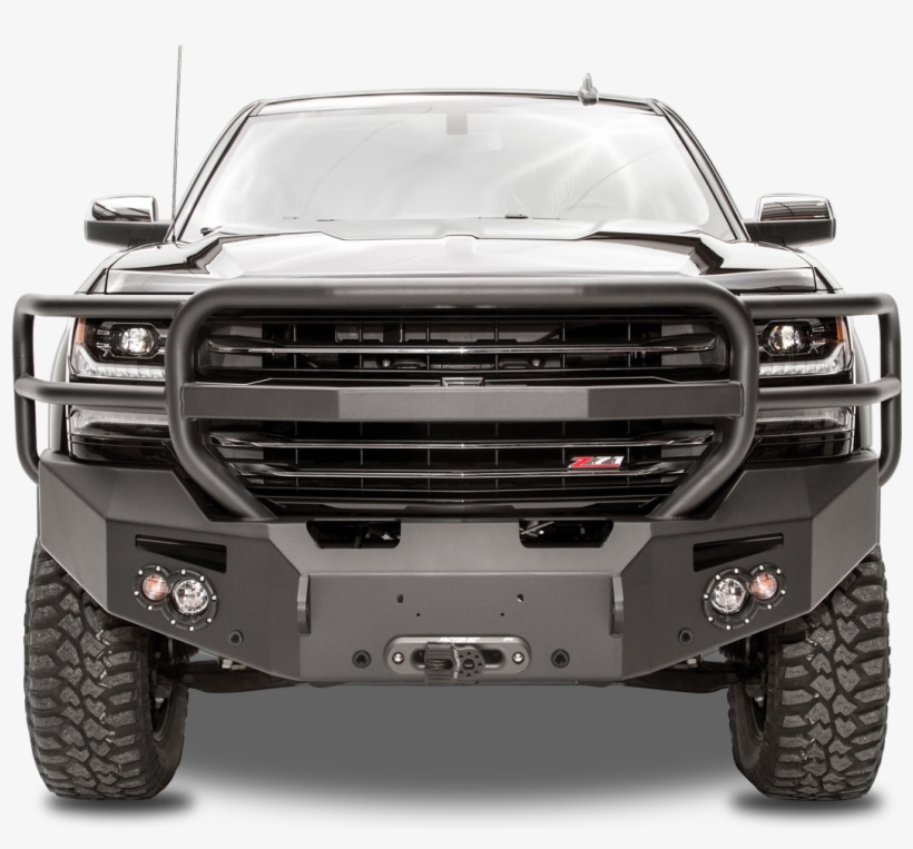 Premium Front Bumper - Silverado 2500hd Fab Fours Bumper, transparent png #10093349