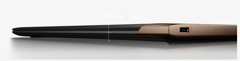 Hp Spectre - Hp Spectre Side View, transparent png #10093808