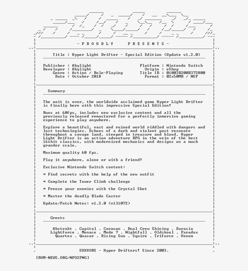 Hyper Light Drifter Special Edition Update V1 - Number, transparent png #10094817