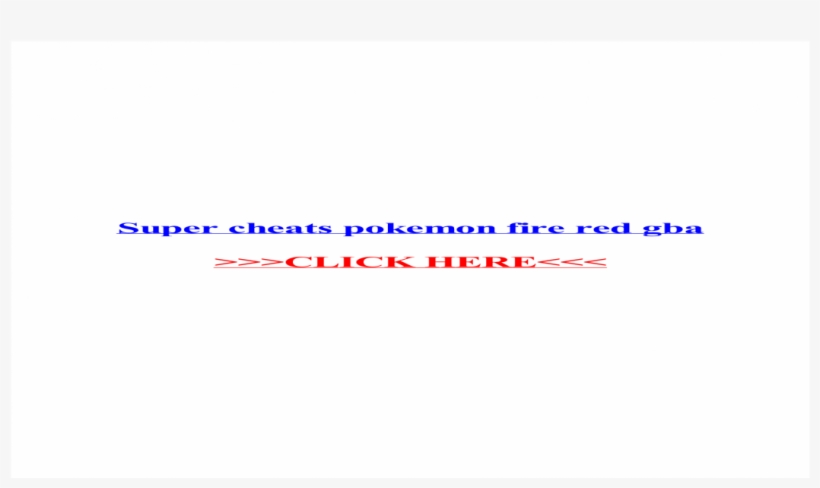 Super Cheats Pokemon Fire Red Gba Fire Red Cheat Codes - Electric Blue, transparent png #10094908