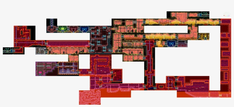 Photo Metroidfusion-sector3pyr - Metroid Fusion Pyr Map, transparent png #10094989