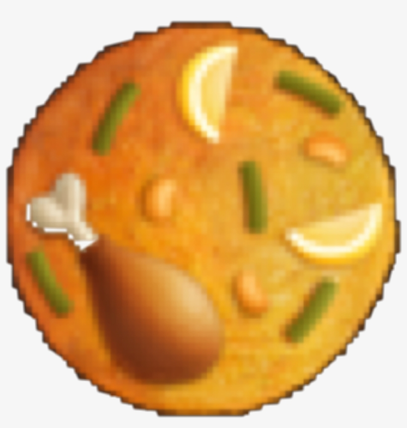 #eat #emoji #yummy #soup #chicken #zitrone #food #pb - Pan Of Food Emoji, transparent png #10095780