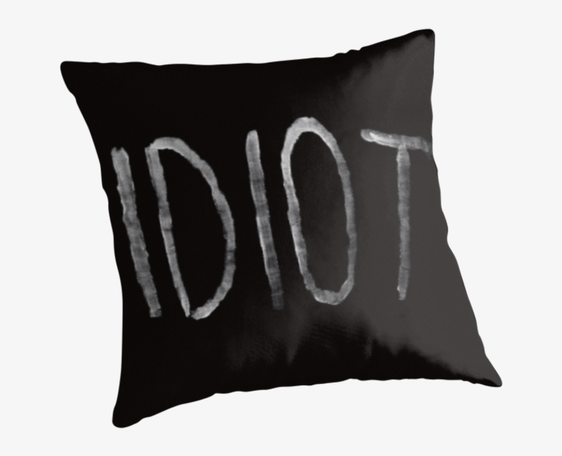 "michael Clifford Idiot" Throw Pillows Lxrna Redbubble - Black Ops 3 Skull, transparent png #10095845