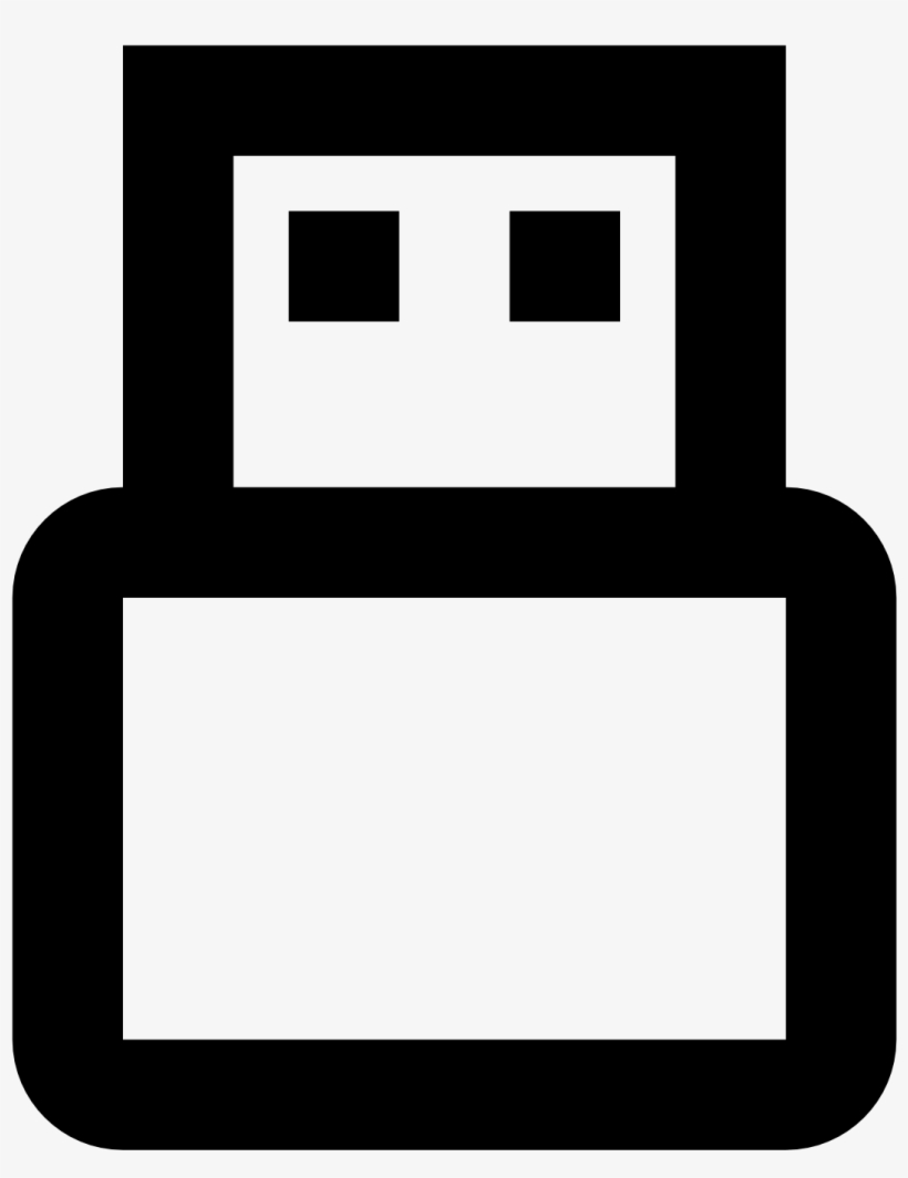 Usb Off Icon - Red Usb Drive Icon, transparent png #10096569