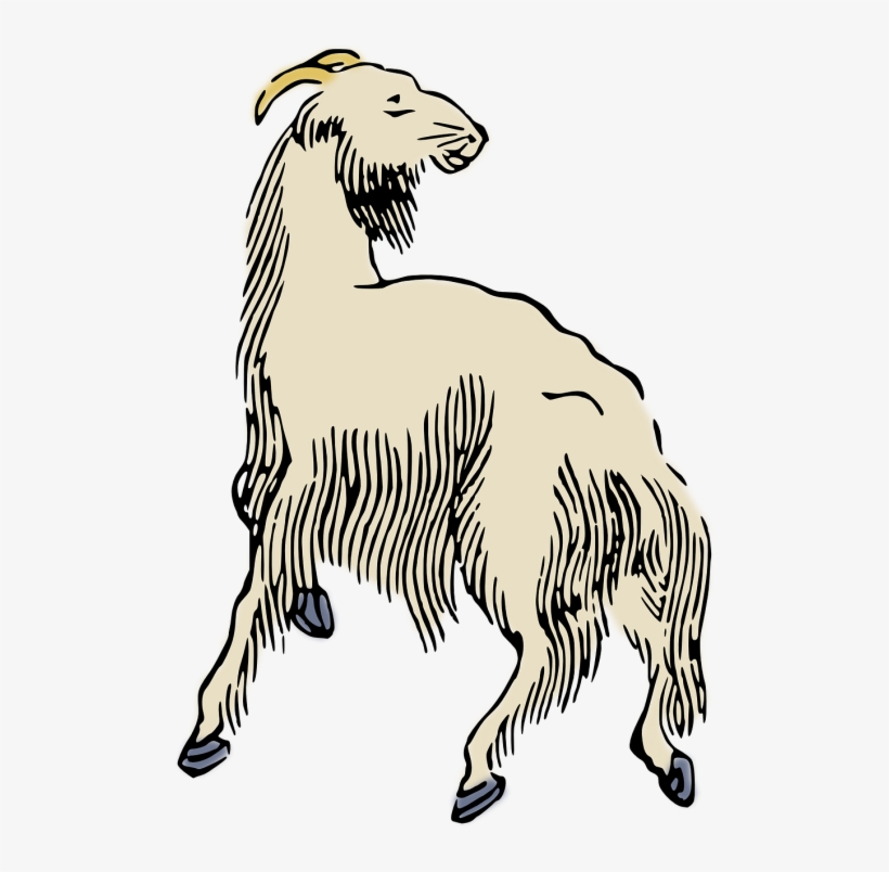 Japanese Goat Art Queen Duvet Clipart , Png Download - Ram Ewe Pixabay, transparent png #10097612