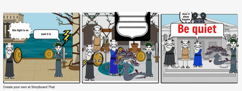 War Of The Gods - Cartoon, transparent png #10099723