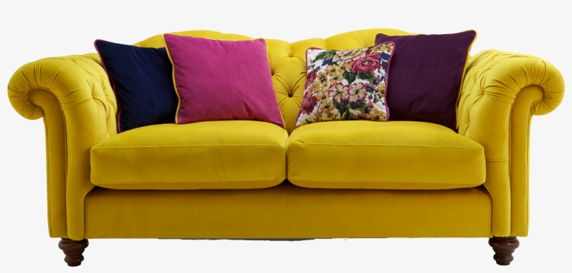 2 Seater Velvet Sofas, transparent png #10099730