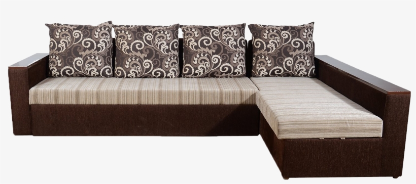 Wooden L Shape Sofa Design With Storage, transparent png #10099773