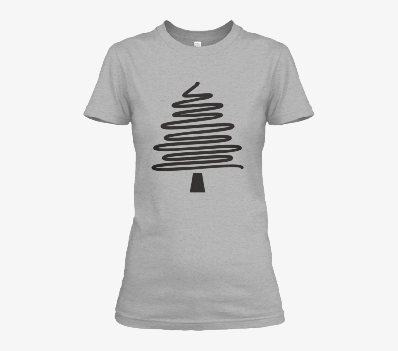 #christmas Tree Sport Grey T-shirt Front - Im A Fucking Unicorn Tshirt, transparent png #1010308