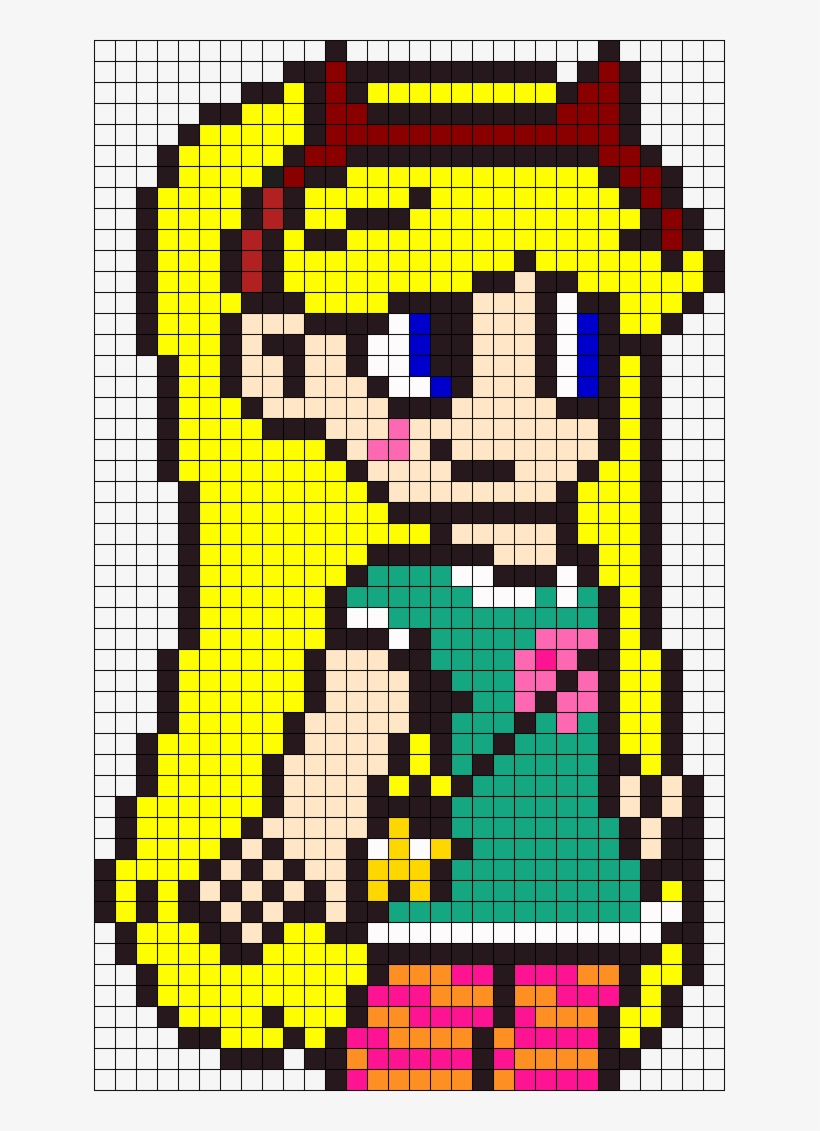 Princess Star Butterfly Perler Bead Pattern / Bead - Pixel Art Star Butterfly, transparent png #1010472