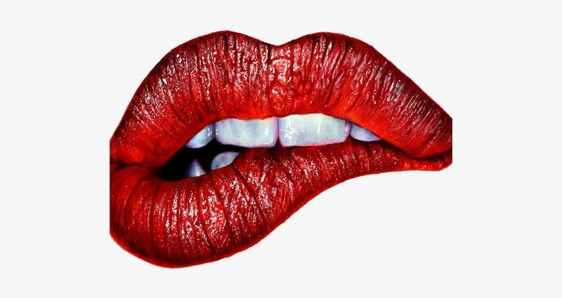 Red Lips Numbered Print - Tp Apparel Llc, transparent png #1010671
