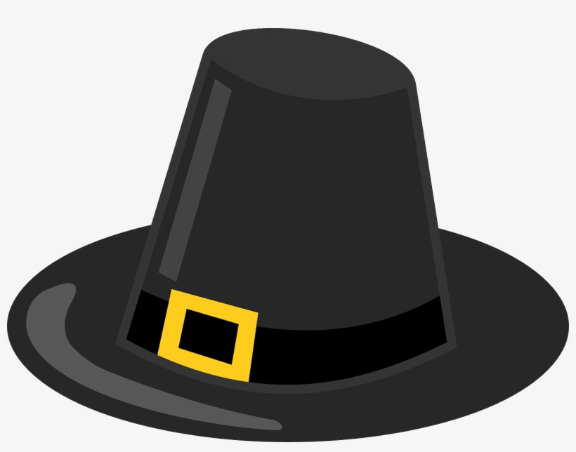 Thanksgiving Jokes - Pilgrim Hat Clip Art, transparent png #1010678